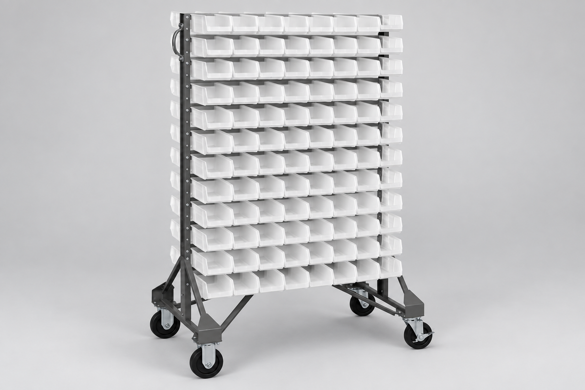 Double Sided Louvered Rail Unit