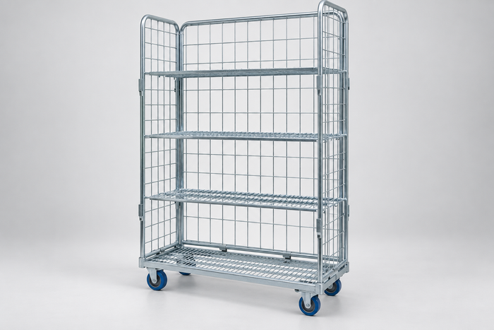 Rolling Carts for Retail and Distribution Re-Stocking