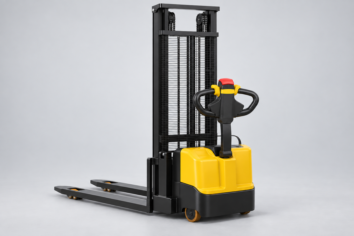 Variable Speed Drive Double Mast Fully Powered Stacker
