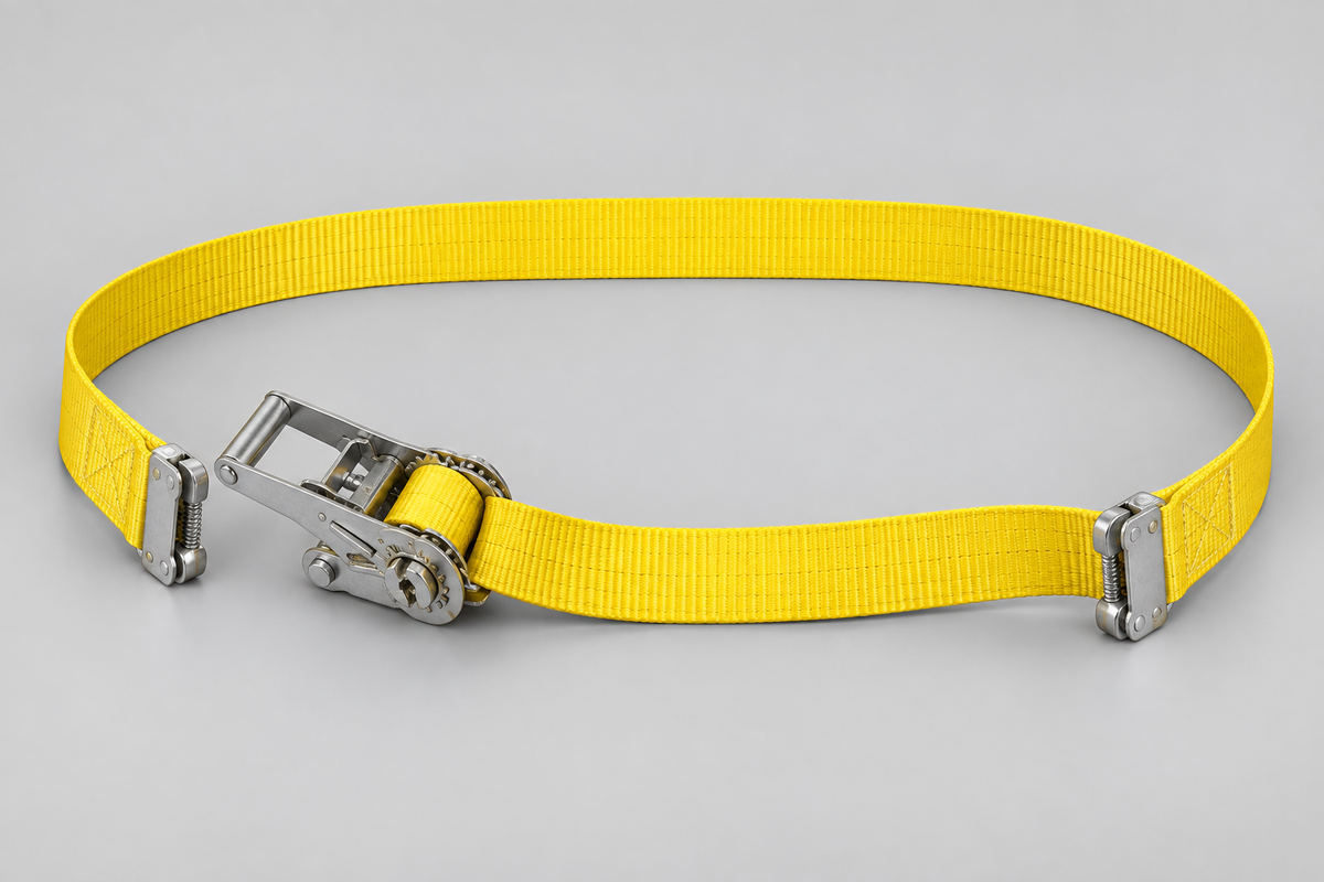 Polyester Cargo Straps, 800 to 3,325 lb Working Load