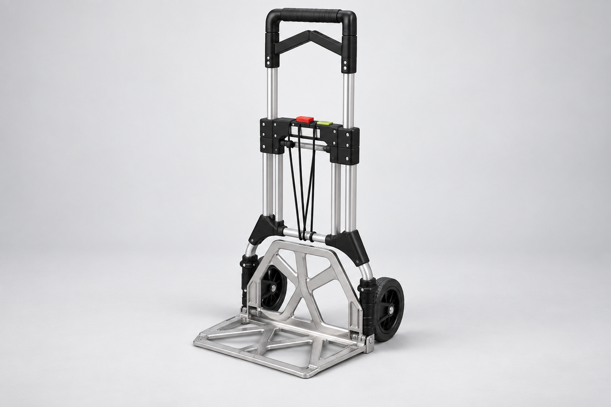 Foldaway Hand Trucks for Vehicle and Closet Storage