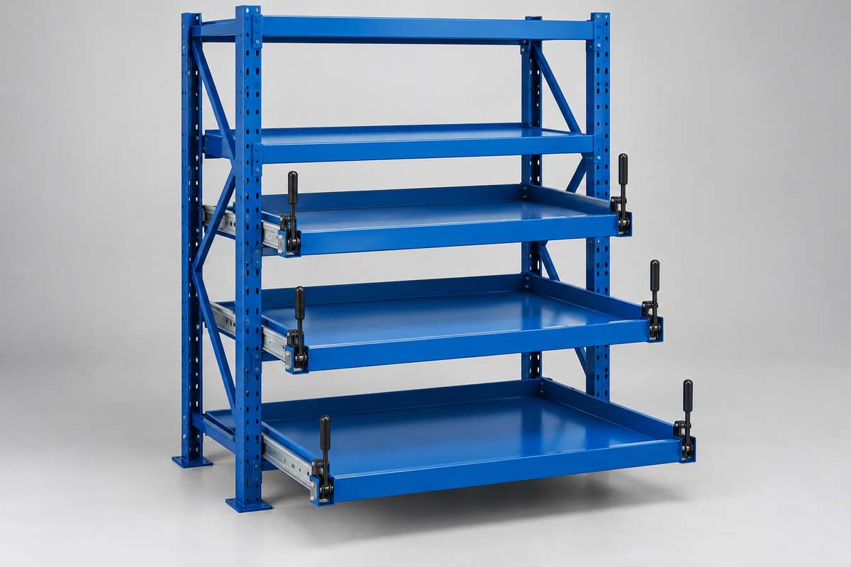 Heavy Duty Roll-Out Shelving