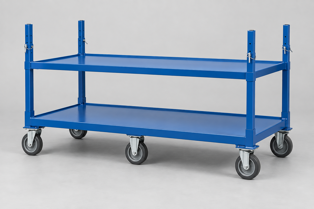 Horizontal Panel Cart for Panel and Small Item Transport