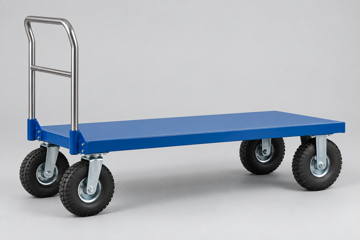 Pneumatic Tire Steel Platform Trucks