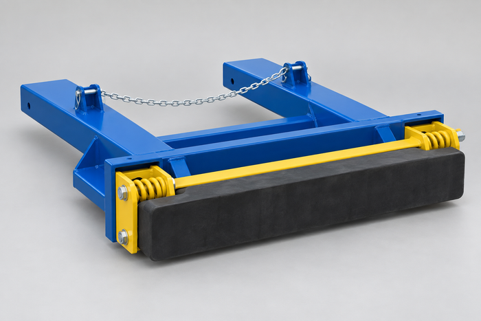 Push Bumper for Fork Truck Impact Protection