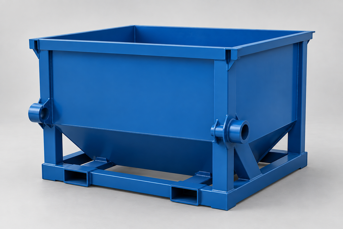 Rotator Box Hoppers for Scrap and Recycling Operations