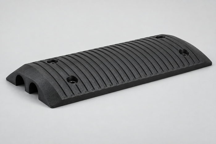 Removable Speed Bumps with Dual Cable Channels