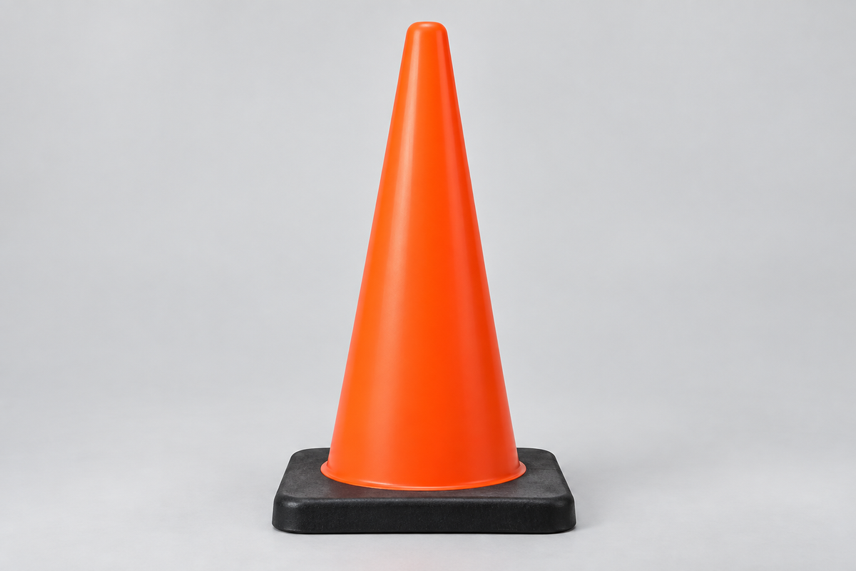 PVC Traffic Cones for Warehouses and Construction Zones
