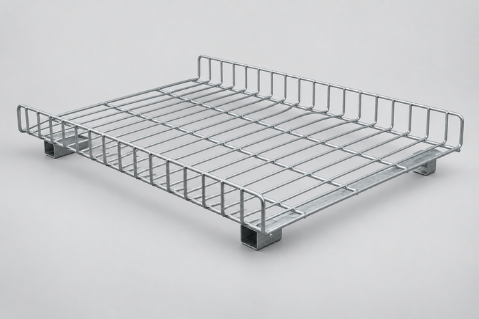 Up Turned Waterfall Wire Decking