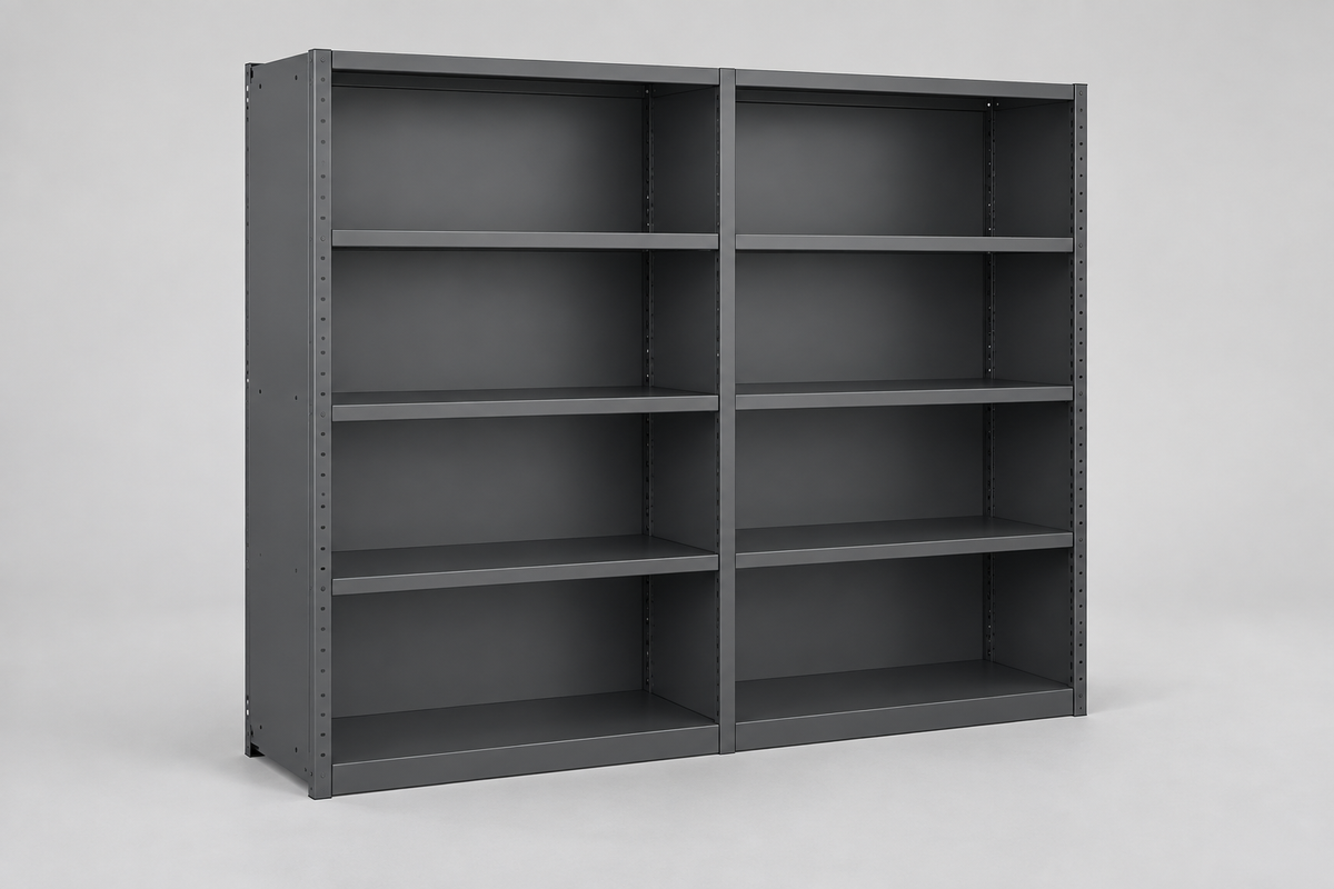 Closed Steel Shelving Add-On Unit