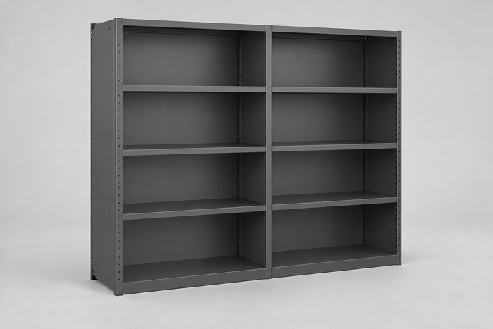 Closed Steel Shelving Add-On Unit