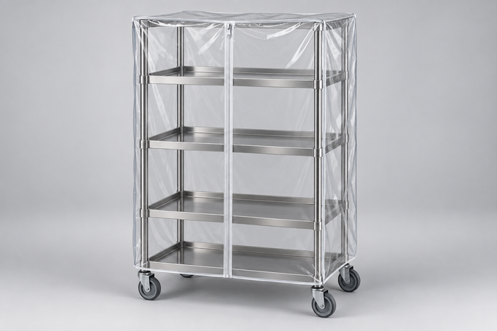 Wire Cart Clear Vinyl Cover