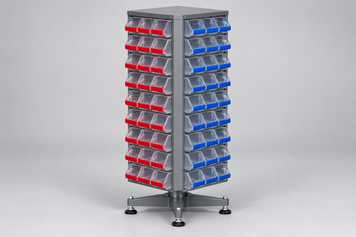 Clear Tip Out Bin Small Cabinet