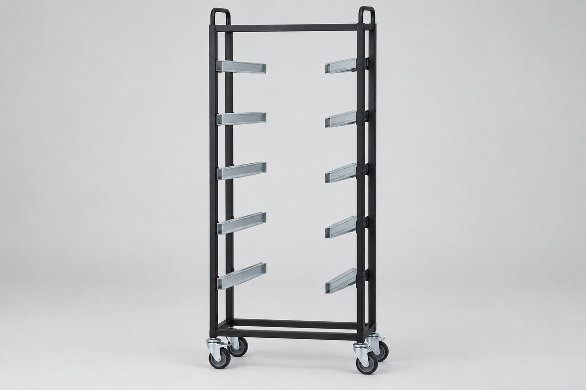Tote Racks for Totes, Trays and Containers