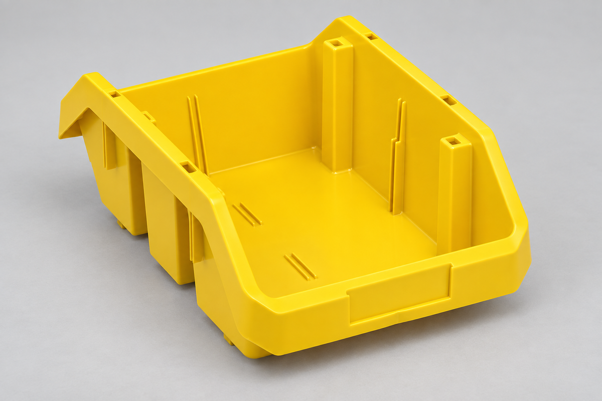 Clear Picking Bin with 3 Stacking Options