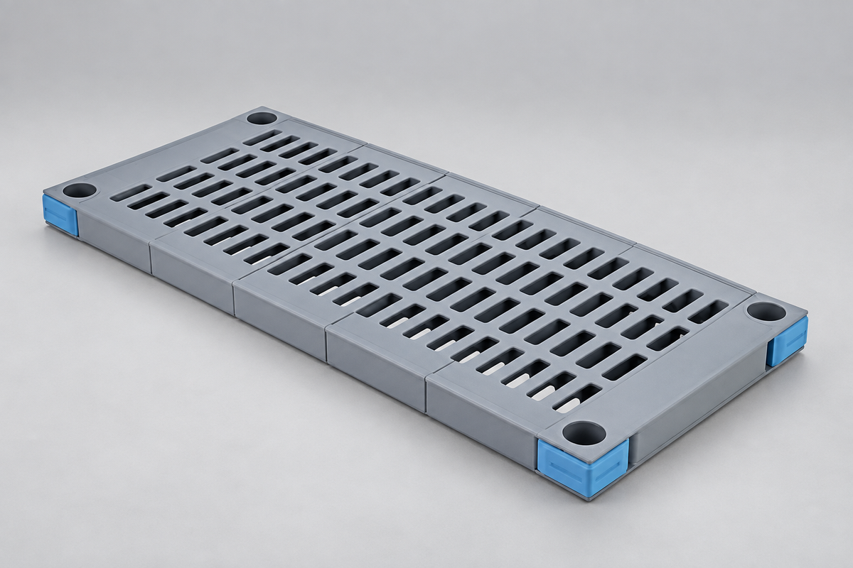 Polymer Shelves, Solid or Vented