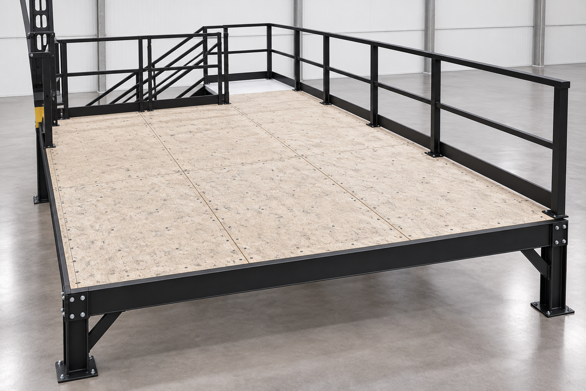 Mezzanine Decking, ResinDek and Welded Steel Grating