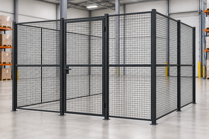 Stocked Wire Partition Panels, 1 to 10 ft Widths