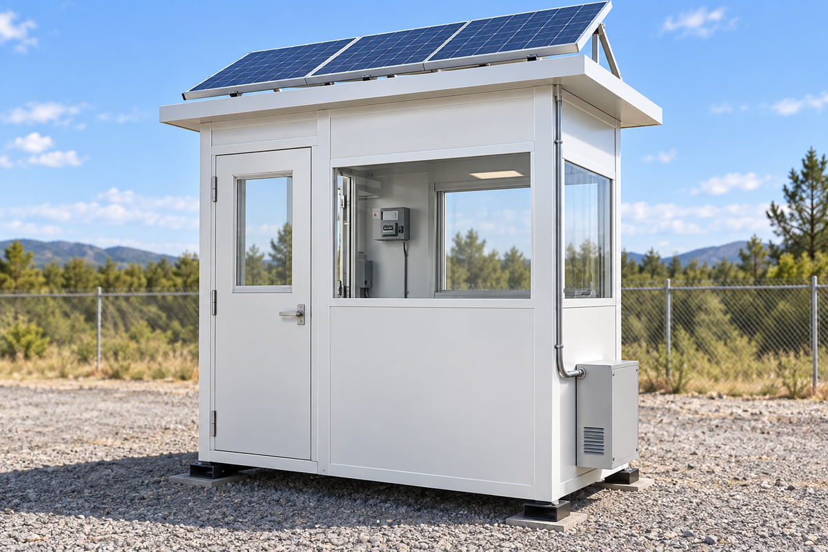 Modular Solar Booths for Remote Sites