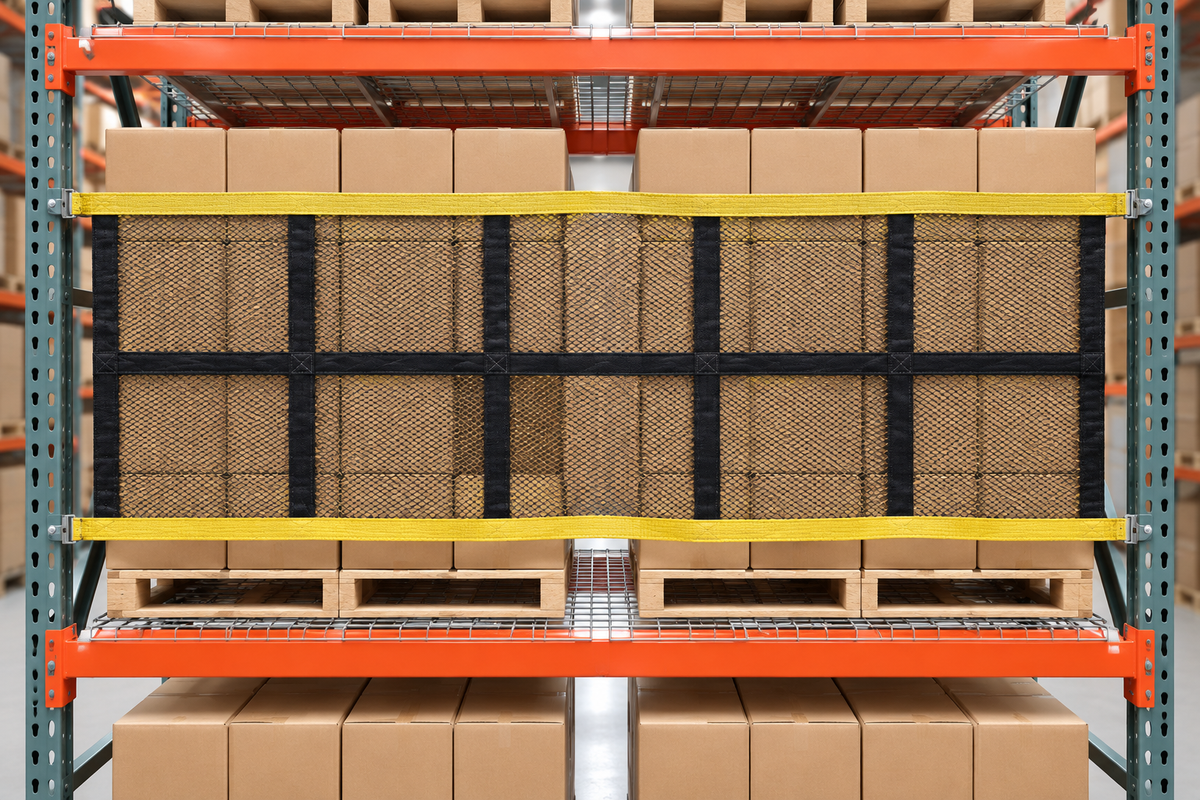 Pallet Rack Safety Netting (Fixed Style)