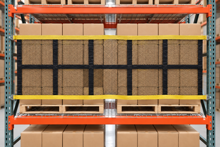 Pallet Rack Safety Netting (Fixed Style)