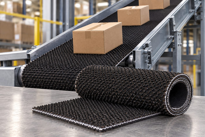 PVC Rough Top Conveyor Belting