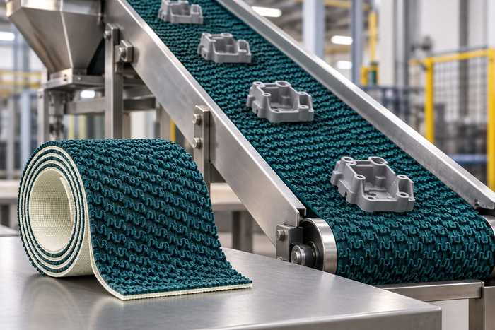 Anti-Static Sine-Wave Rough Top Incline Belt (3-1514)