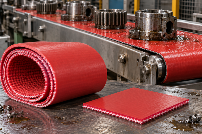 Urethane-Covered Abrasion-Resistant Belt (4-4701)