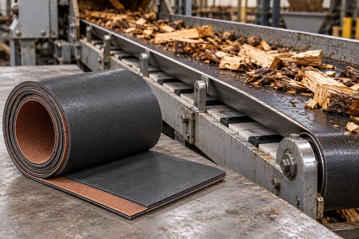 Medium-Duty MOR Slider-Bed Belt, Bare Bottom (5-1502)