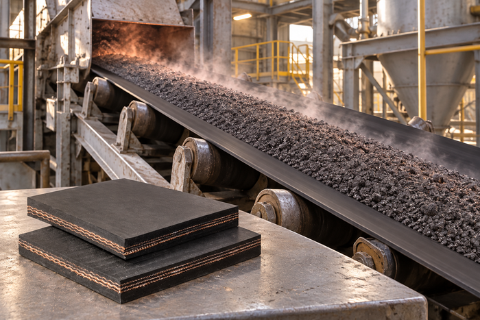 HT Heat-resistant Conveyor Belt for Fines Up to 350 Degrees F (5-2733 / 5-3733)