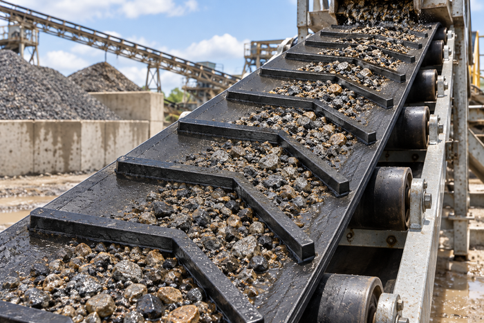 330 Chevron Incline Conveyor Belt (5-8531)