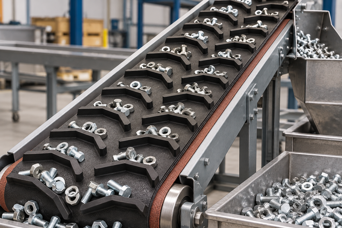 Staggered Cleat Conveyor Belt (5-8642)