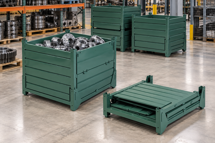 Collapsible Steel Containers