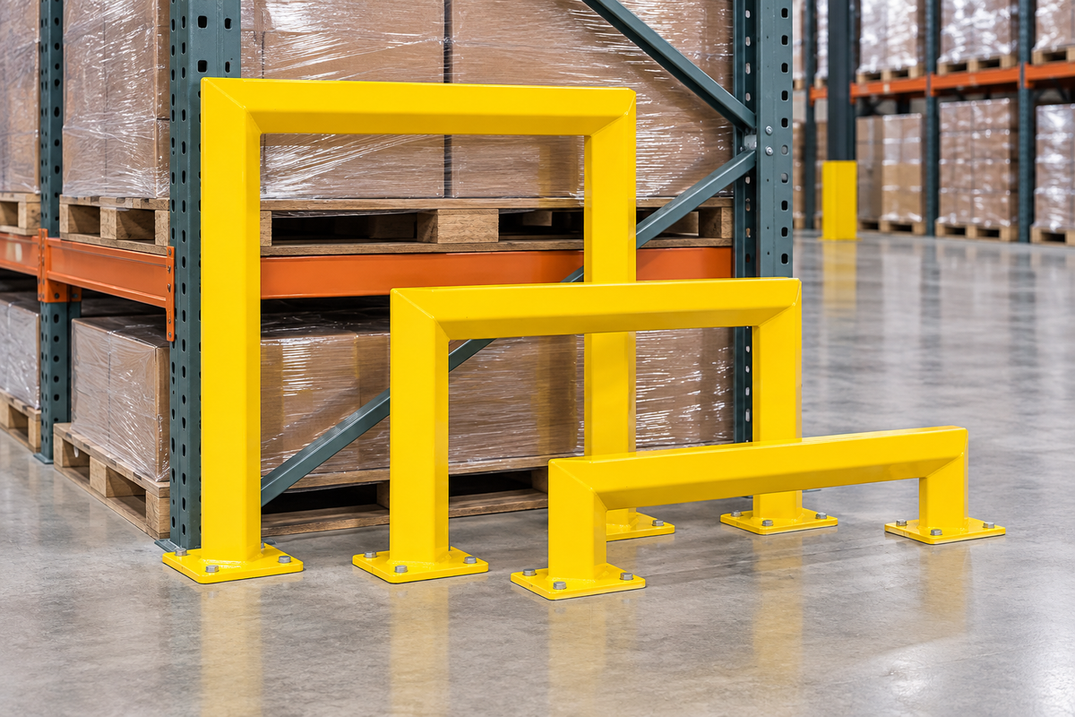 Mega Guard Rack Protector for Row Ends and Equipment
