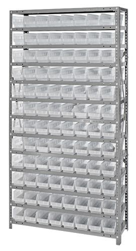 Clear Shelf Bin System