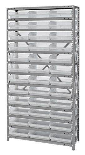 Clear Shelf Bin System