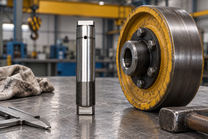 Axle for 5.5/7/8" U.H. Wheel (206-18)