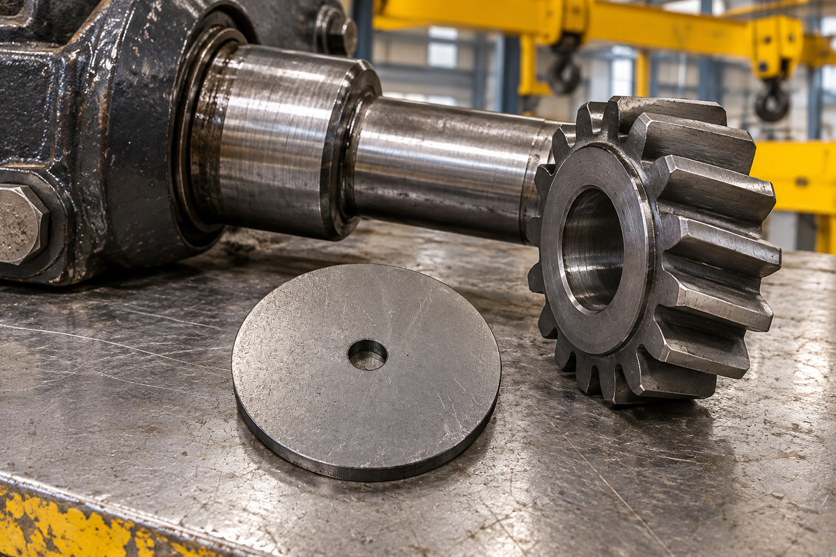 Pinion Spacer for Jib Crane Rotation Drives