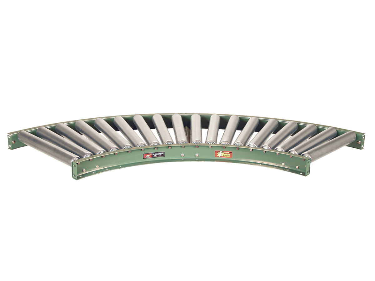 2.5" x 14 Ga. Tapered Roller Gravity Curve Conveyor