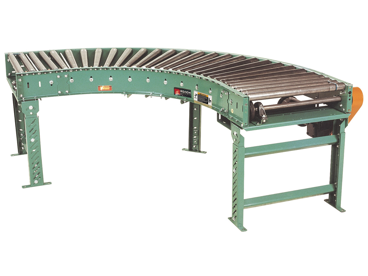 Medium Duty Belt Driven Live Roller Curve