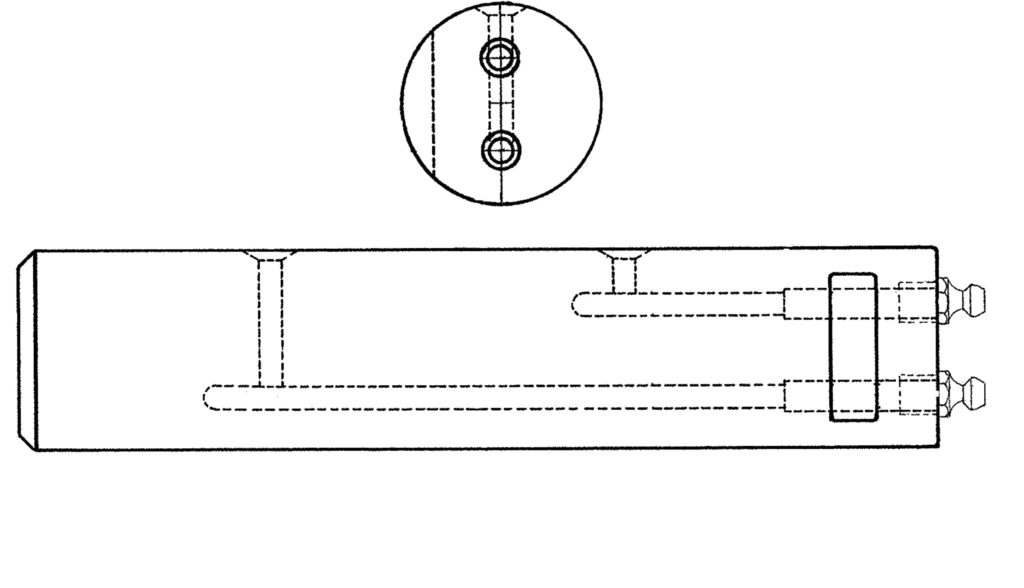 Axle for 12" Dia Top Running Wheel (206-27)