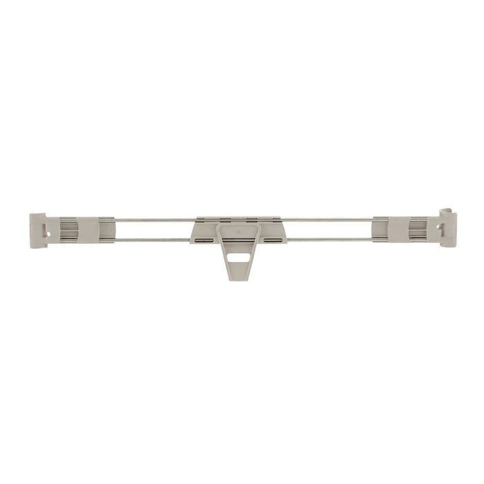 2" Stackable Shelf Ledge, Polymer and Stainless Steel