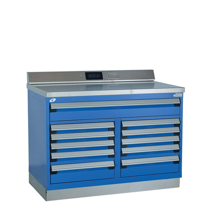 Workstation With 11 Drawers 48"W x 27"D x 36"H