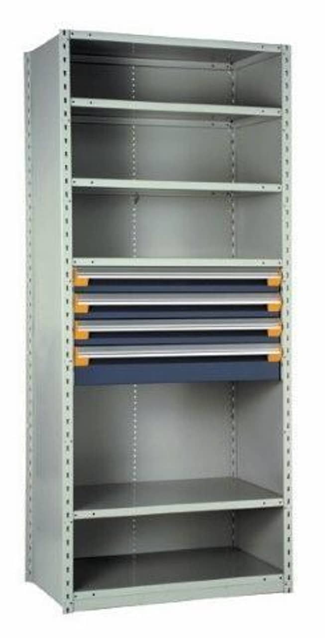 Closed Shelving Drawer Cabinet