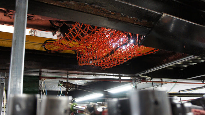 Service Pit Sliding Safety Net System