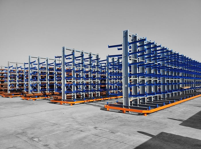 Cantilever Racks for Lumber, Pipe and Bar Stock