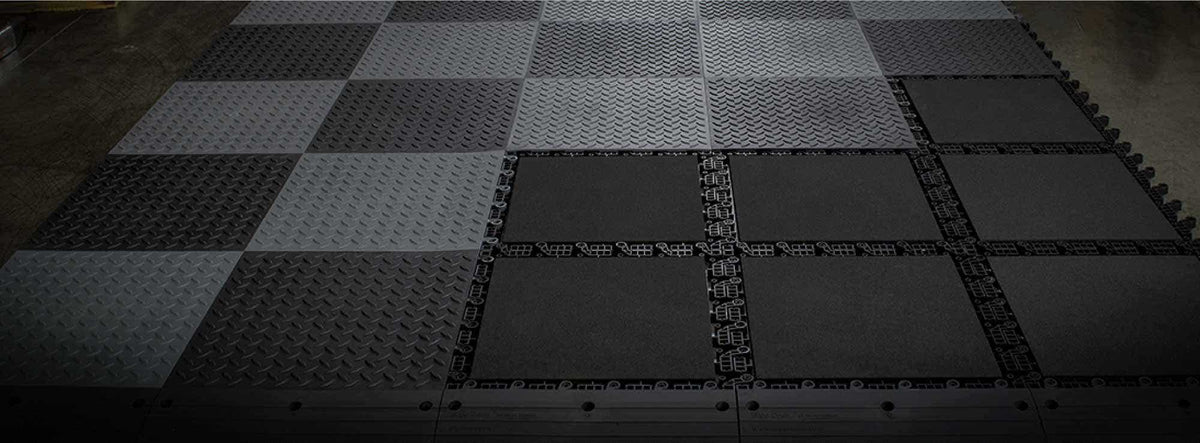 ErgoDeck Modular Floor Tiles for Wet and Dry Workstations