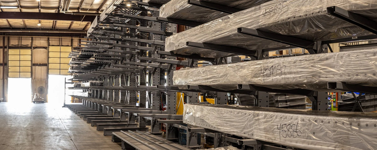 Cantilever Rack for Long Material, Medium to Extra Heavy Duty