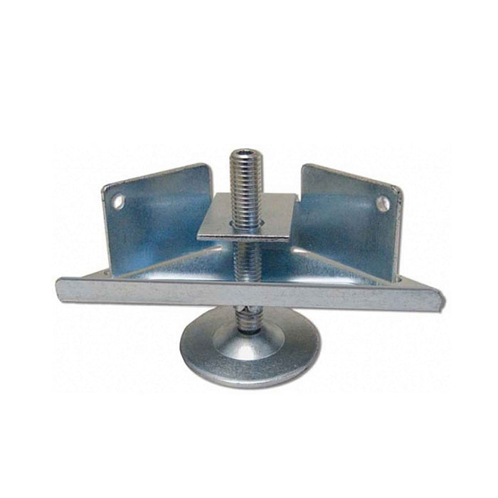 2-Pack Steel Heavy-Duty Inside Corner Furniture Levelers with Screws