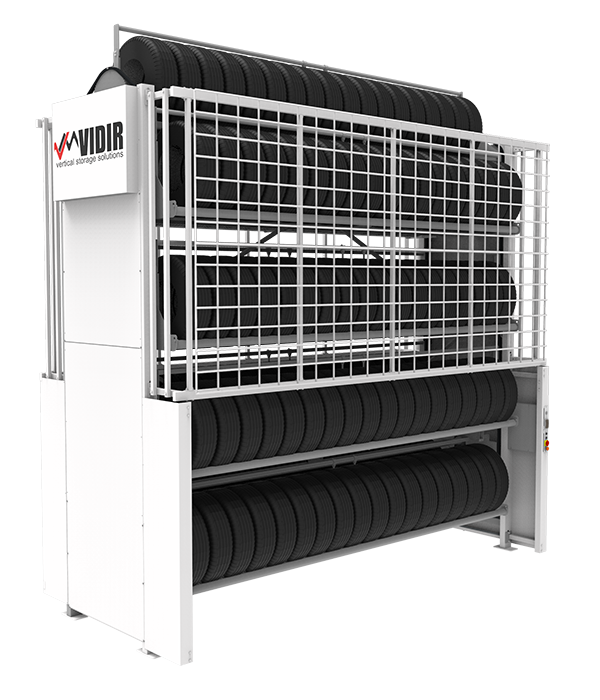 Vertical Tire Storage That Pays for Its Footprint